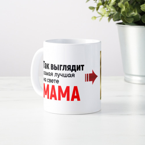 Кружка *Так выглядит лучшая мама* с фото