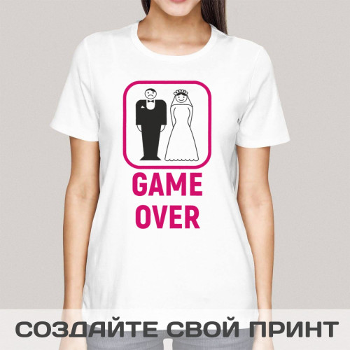 Футболка *Game Over* женская