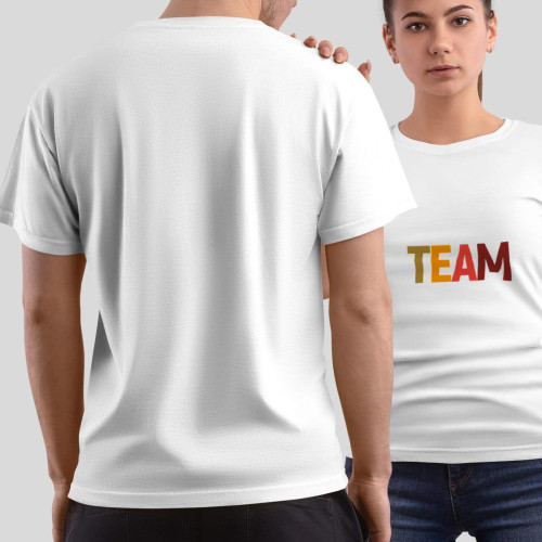 Комплект прикольных парных футболок с принтом *Dream Team*