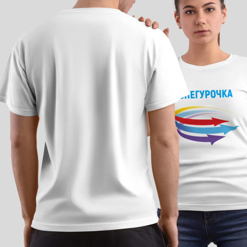 Комплект прикольных парных футболок *Дед Мороз и Снегурочка*