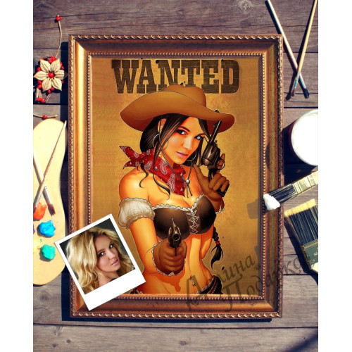 Портрет по фото *Wanted*