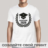 Прикольная футболка с принтом "Выпускник"