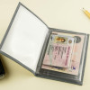 Обложка для автодокументов "Настоящему защитнику Отечества" серая