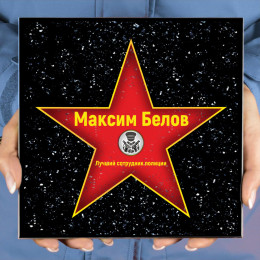 Голливудская Звезда “Лучший полицейский”