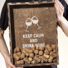 Копилка для пробок "Keep calm"