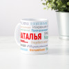 Именная кружка "Ты самая" женщине