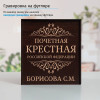 Именной подстаканник "Почетная Крестная" (позолота) в футляре с гравировкой