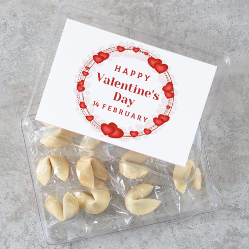 Печенье с предсказаниями "Happy Valentine's Day" 12шт