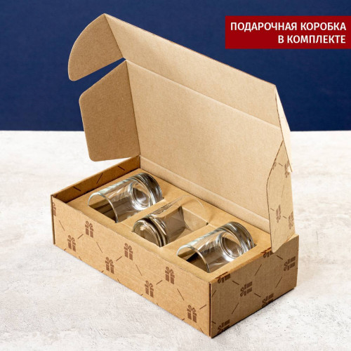 Набор рюмок с гравировкой "Царь, просто царь"