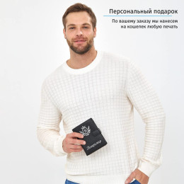 Именной портмоне для документов из натуральной кожи