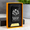 Именная импульсная USB зажигалка "Neo Black"