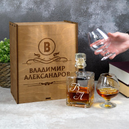 Именной подарочный набор "Кристалл"