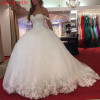 Кружевное свадебное платье Vestido De Noiva по индивидуальному заказу, бальное платье с милой аппликацией, свадебное платье в Саудовской Аравии, свадебные платья Trouwjurk