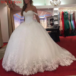 Кружевное свадебное платье Vestido De Noiva по индивидуальному заказу, бальное платье с милой аппликацией, свадебное платье в Саудовской Аравии, свадебные платья Trouwjurk