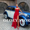 OLOEY красные вечерние платья с разрезом по бокам, арабские женские платья без бретелек длиной до пола, платья для выпускного вечера, вечернее платье для свадебного гостя 2025