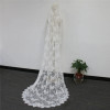 Off White Mantilla стиль свадебная фата кружевная часовня католические винтажные длинные аксессуары для невест мягкие цветочные цветы 3 м