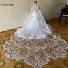 Свадебная фата цвета слоновой кости, свадебные аксессуары для невесты, свадебная вуаль для свадебных торжеств
