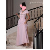 Fortunate Evening Elegant Vintage Sweet Pink Beads Chiffon Mermaid Princess Formal Occasion Prom Dress Evening Party Gowns