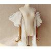 Женские строгие рукава из органзы