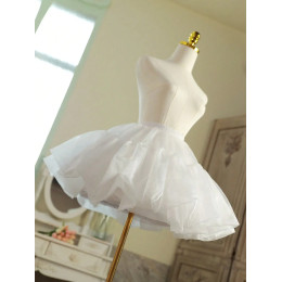 Женская нижняя юбка в стиле Лолиты, нижняя юбка трапециевидной формы, пышная юбка-пачка, многослойные балетные юбки, нижняя юбка с большим бантом