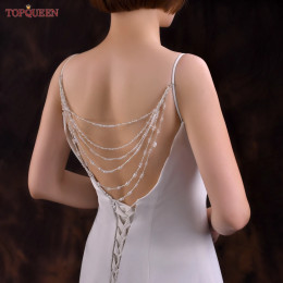 TOPQUEEN SG04 ювелирные изделия для невесты, свадебные аксессуары, кулон с кристаллами и кисточками, ожерелье, женское болеро, шаль, платье, украшение на плечо