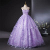 Эшли Глория, платье без бретелек, роскошные платья 15 Quinceanera, милое кружевное бальное платье, индивидуальный цвет для девочек, новинка 2024