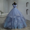 Y&M Novias новые платья в стиле бохо Quinceanera с оборками сердечком на тонких бретельках простое искусственное платье принцессы Vestidos De Quinseanera
