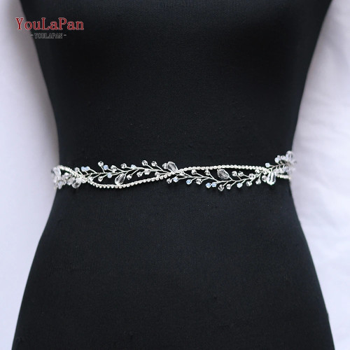 Ремень для невесты YouLaPan, тонкий ремень для невесты, аксессуары для пояса для платья, свадебные аксессуары SH93