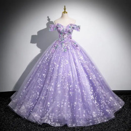 Бальное платье по индивидуальному заказу, платья Quinceanera, аппликации, тюль с открытыми плечами, платья для выпускного вечера, дня рождения, вечернее платье, Vestido De Anos Sweet 16,