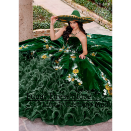 Элегантное бархатное платье Quinceanera красочные Цветочные Переводные картинки многослойное милое платье 16 слоев на 15 лет