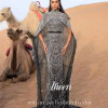 Aileen Vestidos De Noche Длинные вечерние платья для особых случаев Шаль Элегантные вечерние платья Индивидуальные бусины فساتين سهرة