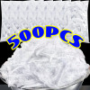 500/100 шт. одноразовые крышки для еды, кухонные крышки для овощей, фруктов, свежих крышек, пыли, пищевая эластичная пластиковая пленка, шапочка для душа, прозрачная