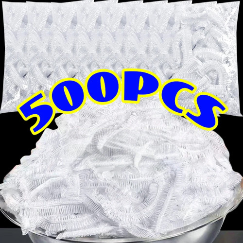 500/100 шт. одноразовые крышки для еды, кухонные крышки для овощей, фруктов, свежих крышек, пыли, пищевая эластичная пластиковая пленка, шапочка для душа, прозрачная