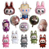 Милый мультфильм Labubu Bubble Mart тематический воздушный шар из фольги для маленьких детей украшения для дня рождения детский душ воздушные шары