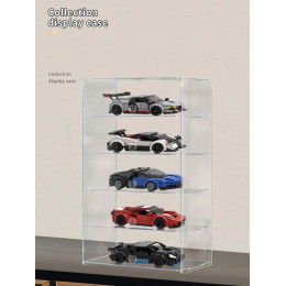 Акриловая витрина для LEGO, гоночный спортивный автомобиль, игрушка, 2-5 слоев, витрина для скоростных чемпионов, модель автомобиля, коллекционная витрина