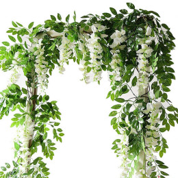 2 шт., искусственный цветок, искусственный Шелковый Подвесной цветок для свадьбы, Цветочная АРКА, искусственная зелень для сада, домашний декор