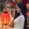 1 шт. японский складной фонарь с легким дизайном для домашнего декора ресторана для DIY живопись подвесной фонарь оригами (без)