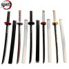 1:1 игрушка для косплея меч Demon Slayer Katana Sword оружие Zenitsu Muichirou Mitsuri оригинальное безопасное резиновое оружие 72 см