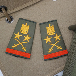 Iraqi Colonel Rank, высококачественные военные тактические нашивки с вышивкой, этикетки, значки, с крючками, настраиваемые