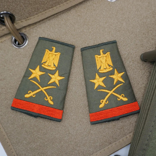 Iraqi Colonel Rank, высококачественные военные тактические нашивки с вышивкой, этикетки, значки, с крючками, настраиваемые