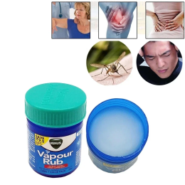 Vapor Rub Белый охлаждающий бальзам-мазь против комаров, головокружения, длительный срок службы