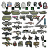 Новый рюкзак 3D PVC M416 Q Edition с резиновой повязкой для оружия, коллекция Morale, розовый SR 25, военные нашивки на липучке для одежды