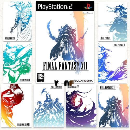 Финальная фантазия серии Gaming плакат печать на холсте минималистский финальный фантазийный игровой Настенный декор финальная фантазия игровые принты подарок