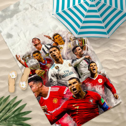 Популярное в мире футбольные звезды-C-CR7, крутое полотенце, мягкий подарок для бассейна для путешествий, тренажерного зала, душа, кемпинга, быстросохнущее спортивное большое пляжное полотенце