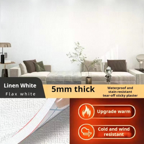 5mm thicken foam block wallpaper Wall Sticker Adhesive decoration tile Waterproof 3D Wall Stickers Living Room Home Decoration