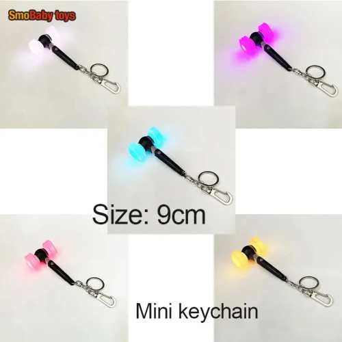 Kpop Idol Girls Light Stick брелки креативный розовый молоток брелоки сумка кулон фанаты коллекции подарки с батарейками