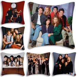 TV Series F-Friends наволочки мультяшный Диванный декоративный домашний двухсторонний принт короткая плюшевая Милая наволочка для подушки