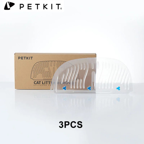 Оригинальный PETKIT кошачий лоток, автоматический туалет, песчаная пластина, фильтрующая сетка, 3 шт., аксессуары для песочницы PURA MAX, универсальные аксессуары