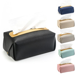 Household Tissue Box Holder Napkin Box Tissue Box Cover Waterproof Case Tissue Holder Mouchoirs Napkin Holder