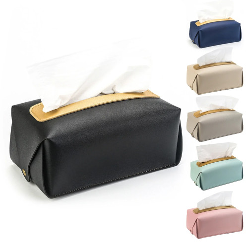 Household Tissue Box Holder Napkin Box Tissue Box Cover Waterproof Case Tissue Holder Mouchoirs Napkin Holder